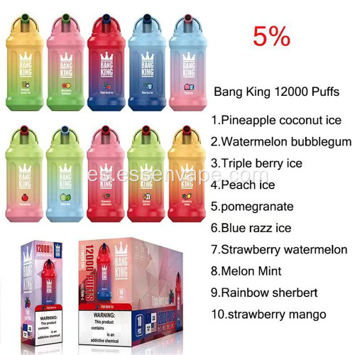 Suecia Top Sale Bang King Vape 12000 Puffs